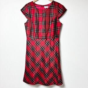 THE CHILDREN'S PLACE RED GOLD BLACK WOMEN DRESS SIZE 10 BRAND NEW WITH TAGS